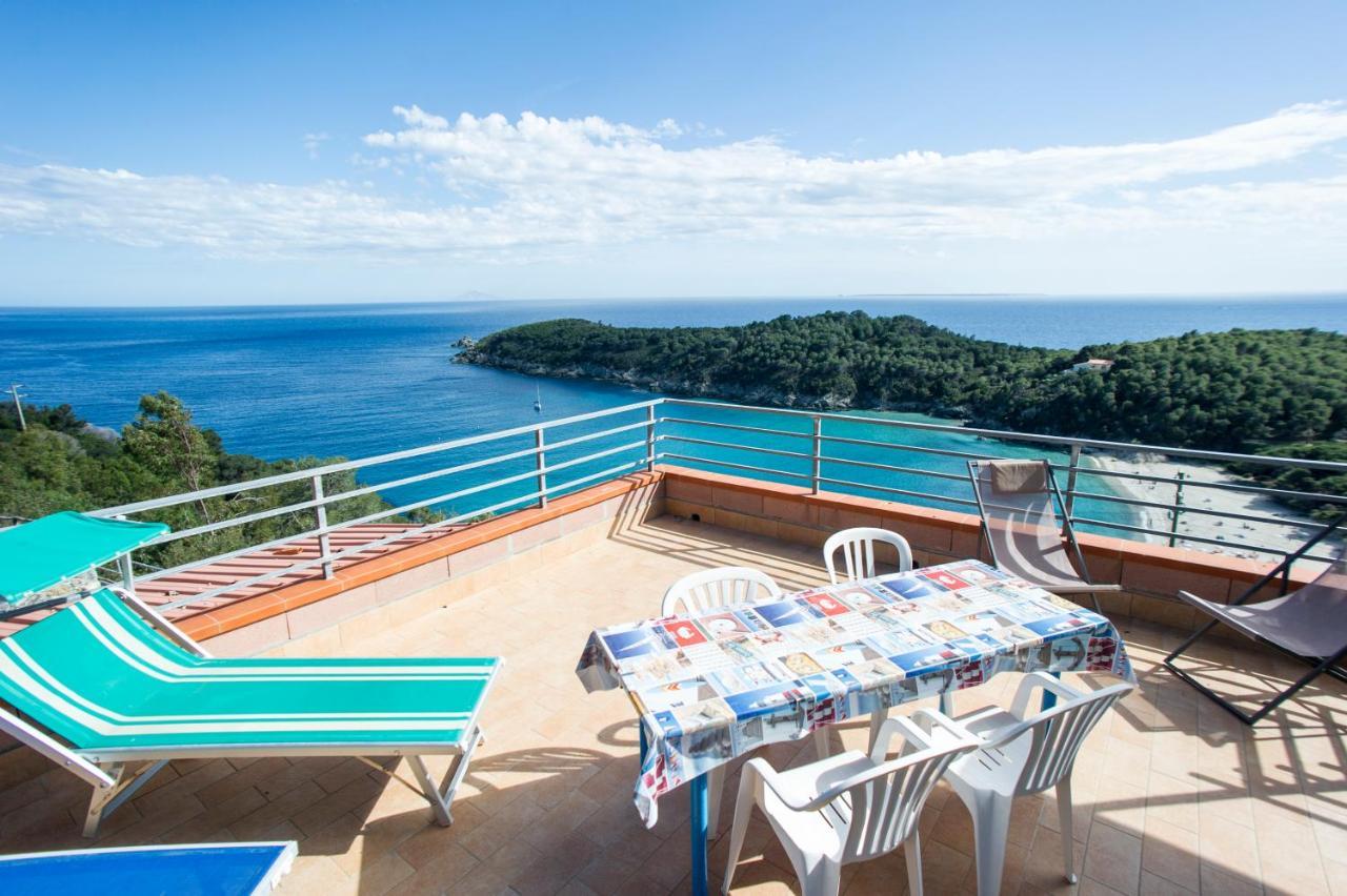 Villa La Terrazza Sul Mare - Goelba Fetovaia Eksteriør bilde